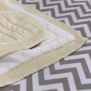 Paturica bebe Deluxe din bumbac si tesatura minky milky (2)
